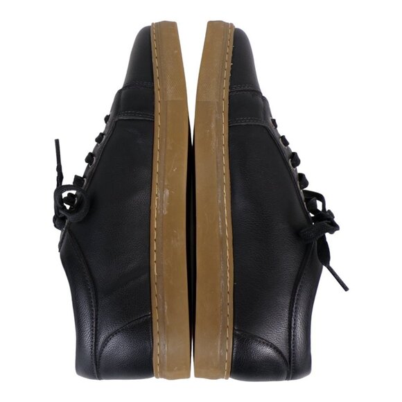 Ahimsa Black Vegan Leather Sneakers Men Sz 9 Women Sz 12 New/Near New  #897 - Picture 7 of 10